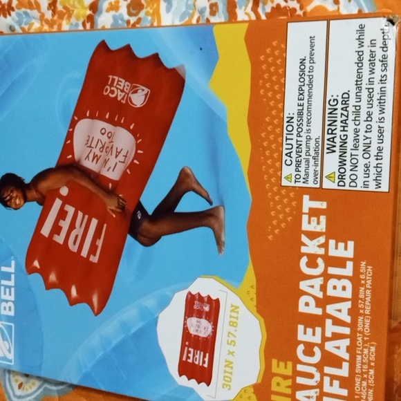 Fire Sauce Packet Inflatable - Picture 3 of 3